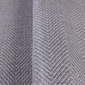 Luxury Gray Chevron Fabric Textured Wallpaper, Modern Non-Woven Wall Covering, 41.7"W x 614"H, Washable Removable for Living 
