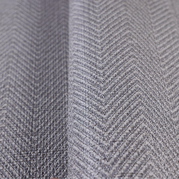 Luxury Gray Chevron Fabric Textured Wallpaper, Modern Non-Woven Wall Covering, 41.7"W x 614"H, Washable Removable for Living 