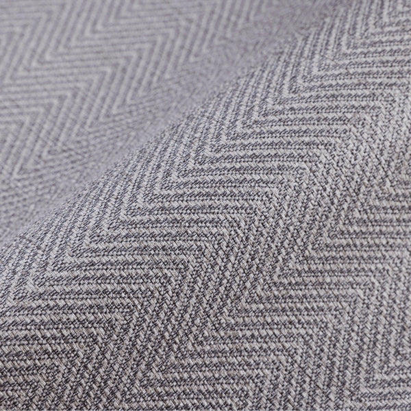 Luxury Gray Chevron Fabric Textured Wallpaper, Modern Non-Woven Wall Covering, 41.7"W x 614"H, Washable Removable for Living 