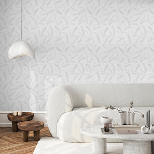 Luxury Blue Fabric Textured Wallpaper, Boho Non-Woven Wall Covering, 41.7"W x 614"H, Washable Removable for Living Room Bedro