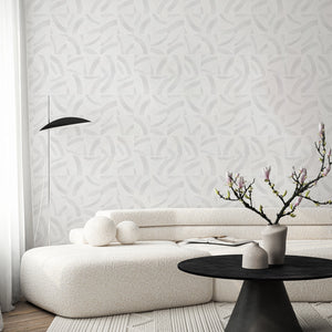 Luxury Blue Fabric Textured Wallpaper, Boho Non-Woven Wall Covering, 41.7"W x 614"H, Washable Removable for Living Room Bedro