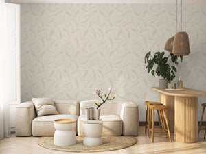 Luxury Blue Fabric Textured Wallpaper, Boho Non-Woven Wall Covering, 41.7"W x 614"H, Washable Removable for Living Room Bedro