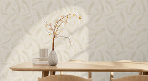 Luxury Blue Fabric Textured Wallpaper, Boho Non-Woven Wall Covering, 41.7"W x 614"H, Washable Removable for Living Room Bedro