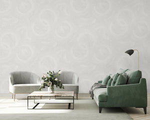 Luxury Blue Fabric Textured Wallpaper, Boho Non-Woven Wall Covering, 41.7"W x 614"H, Washable Removable for Living Room Bedro