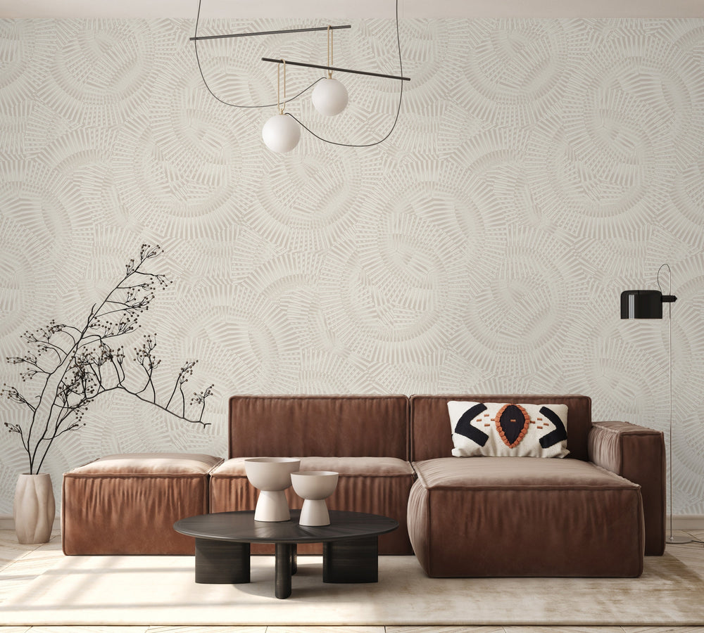 Luxury Blue Fabric Textured Wallpaper, Boho Non-Woven Wall Covering, 41.7"W x 614"H, Washable Removable for Living Room Bedro