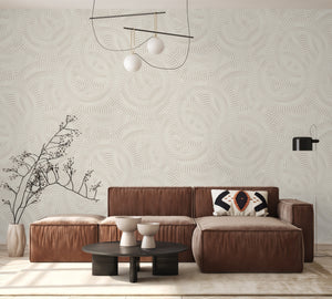 Luxury Blue Fabric Textured Wallpaper, Boho Non-Woven Wall Covering, 41.7"W x 614"H, Washable Removable for Living Room Bedro