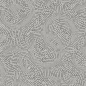 Luxury Blue Fabric Wallpaper, Boho Non-Woven Wall Covering, 41.7"W x 614"H, Washable Removable for Living Room Bedroom Accent