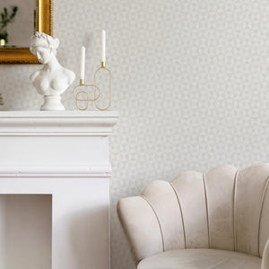 Luxury Blue Fabric Embossed 3D Embossed Wallpaper, Boho Non-Woven Wall Covering, 41.7"W x 614"H, Washable Removable for Livin