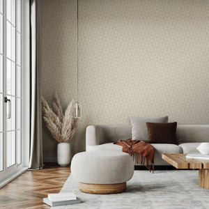 Luxury Blue Fabric Wallpaper, Boho Non-Woven Wall Covering, 41.7"W x 614"H, Washable Removable for Living Room Bedroom Accent