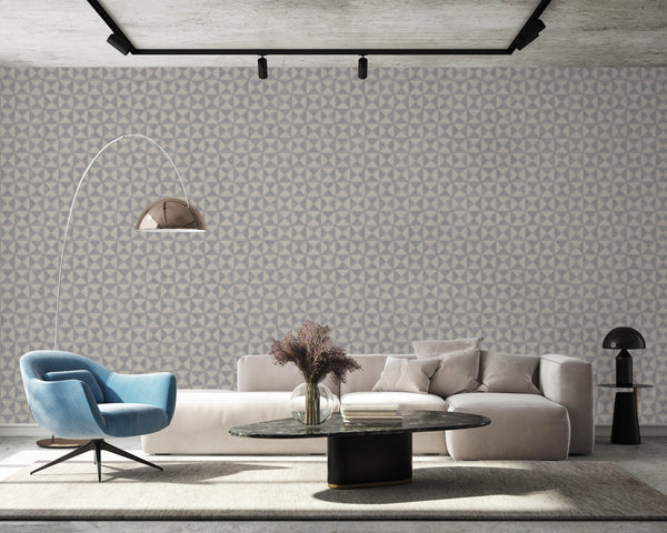 Luxury Blue Fabric Textured Wallpaper, Boho Non-Woven Wall Covering, 41.7"W x 614"H, Washable Removable for Living Room Bedro