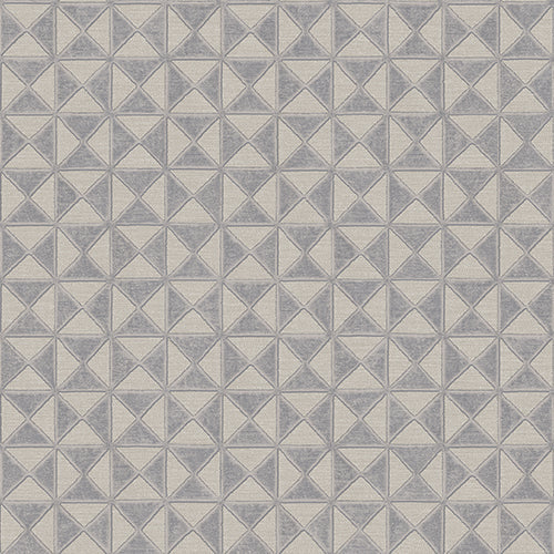 Luxury Blue Fabric Textured Wallpaper, Boho Non-Woven Wall Covering, 41.7"W x 614"H, Washable Removable for Living Room Bedro
