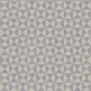 Luxury Blue Fabric Textured Wallpaper, Boho Non-Woven Wall Covering, 41.7"W x 614"H, Washable Removable for Living Room Bedro