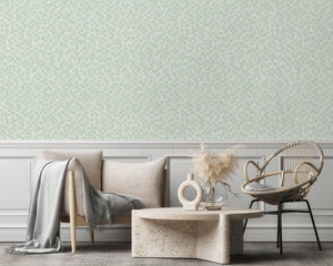 Luxury Blue Fabric Wallpaper, Boho Non-Woven Wall Covering, 41.7"W x 614"H, Washable Removable for Living Room Bedroom Accent