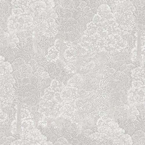 Luxury Blue Fabric Floral Wallpaper, Boho Non-Woven Wall Covering, 41.7"W x 614"H, Washable Removable for Living Room Bedroom
