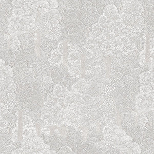Luxury Blue Fabric Floral Wallpaper, Boho Non-Woven Wall Covering, 41.7"W x 614"H, Washable Removable for Living Room Bedroom