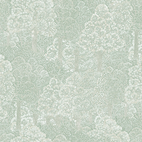 Luxury Blue Fabric Floral Wallpaper, Boho Non-Woven Wall Covering, 41.7"W x 614"H, Washable Removable for Living Room Bedroom