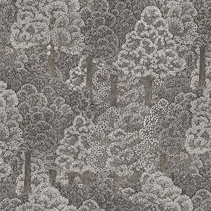 Luxury Blue Fabric Floral Wallpaper, Boho Non-Woven Wall Covering, 41.7"W x 614"H, Washable Removable for Living Room Bedroom