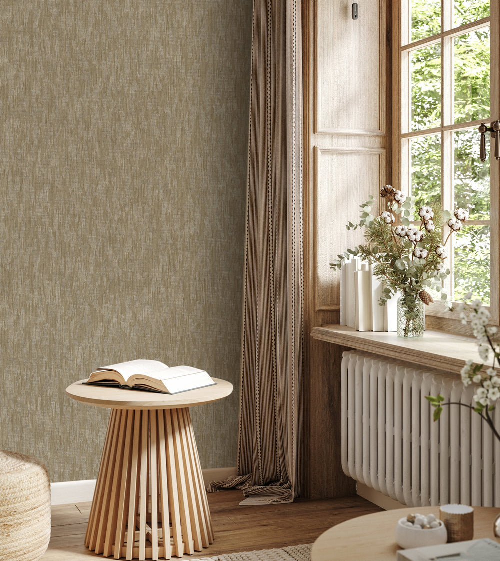 Luxury Blue Fabric Wallpaper, Boho Non-Woven Wall Covering, 41.7"W x 614"H, Washable Removable for Living Room Bedroom Accent