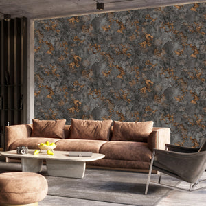 Luxury Blue Fabric Textured Wallpaper, Boho Non-Woven Wall Covering, 41.7"W x 614"H, Washable Removable for Living Room Bedro