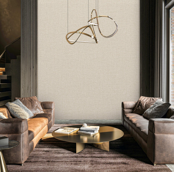 Luxury Blue Fabric Textured Wallpaper, Boho Non-Woven Wall Covering, 41.7"W x 614"H, Washable Removable for Living Room Bedro