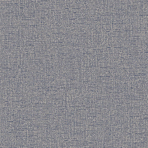 Luxury Blue Fabric Textured Wallpaper, Boho Non-Woven Wall Covering, 41.7"W x 614"H, Washable Removable for Living Room Bedro