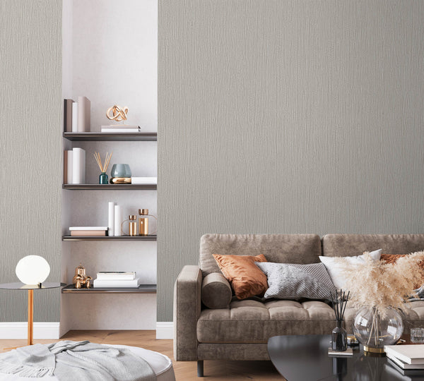 Luxury Blue Fabric Textured Wallpaper, Boho Non-Woven Wall Covering, 41.7"W x 614"H, Washable Removable for Living Room Bedro