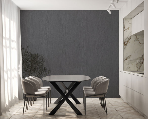 Luxury Blue Fabric Textured Wallpaper, Boho Non-Woven Wall Covering, 41.7"W x 614"H, Washable Removable for Living Room Bedro
