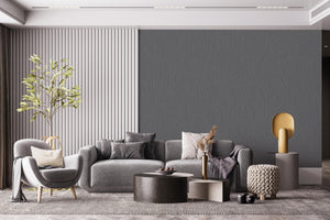 Luxury Blue Fabric Textured Wallpaper, Boho Non-Woven Wall Covering, 41.7"W x 614"H, Washable Removable for Living Room Bedro