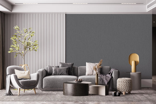 Luxury Blue Fabric Textured Wallpaper, Boho Non-Woven Wall Covering, 41.7"W x 614"H, Washable Removable for Living Room Bedro