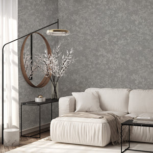 Luxury Blue Fabric Embossed 3D Embossed Wallpaper, Boho Non-Woven Wall Covering, 41.7"W x 614"H, Washable Removable for Livin