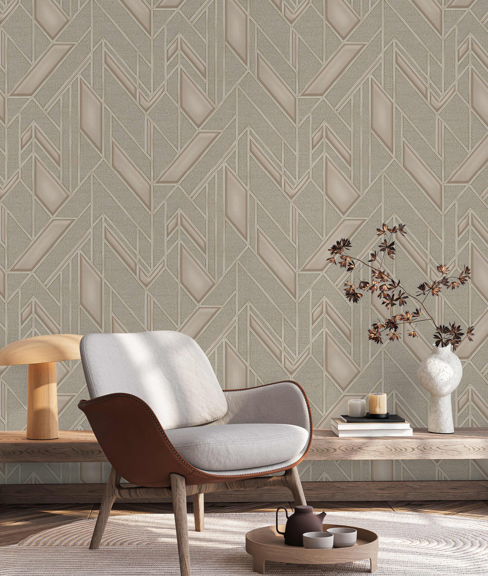 Luxury Blue Fabric Textured Wallpaper, Boho Non-Woven Wall Covering, 41.7"W x 614"H, Washable Removable for Living Room Bedro