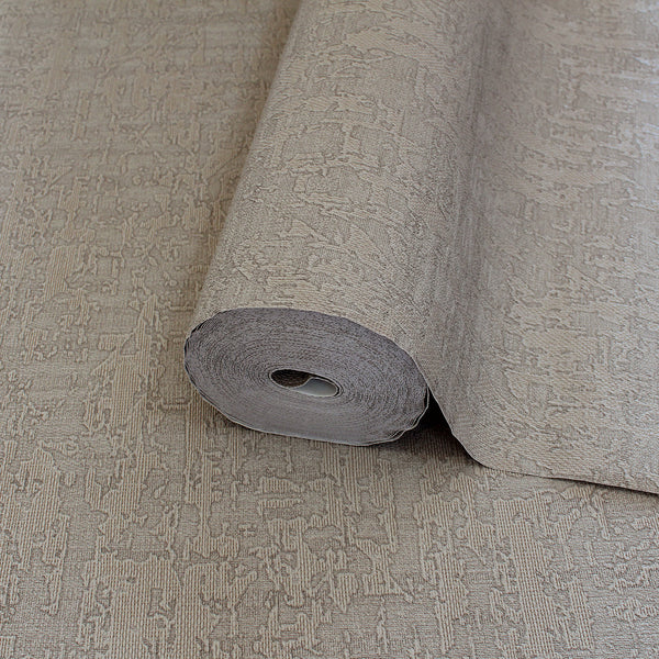Luxury Blue Fabric Wallpaper, Boho Non-Woven Wall Covering, 41.7"W x 614"H, Washable Removable for Living Room Bedroom Accent