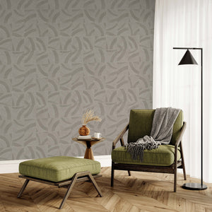 Luxury Blue Fabric Textured Wallpaper, Boho Non-Woven Wall Covering, 41.7"W x 614"H, Washable Removable for Living Room Bedro