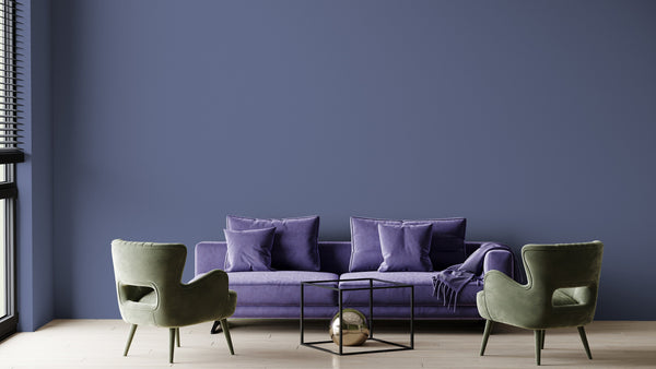 Luxury Blue Fabric Textured Wallpaper, Boho Non-Woven Wall Covering, 41.7"W x 614"H, Washable Removable for Living Room Bedro