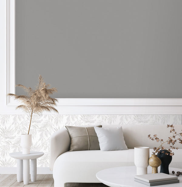 Luxury Blue Fabric Floral Textured Wallpaper, Boho Non-Woven Wall Covering, 41.7"W x 614"H, Washable Removable for Living Roo