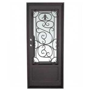 Modern Beverly Single Flat Iron Door