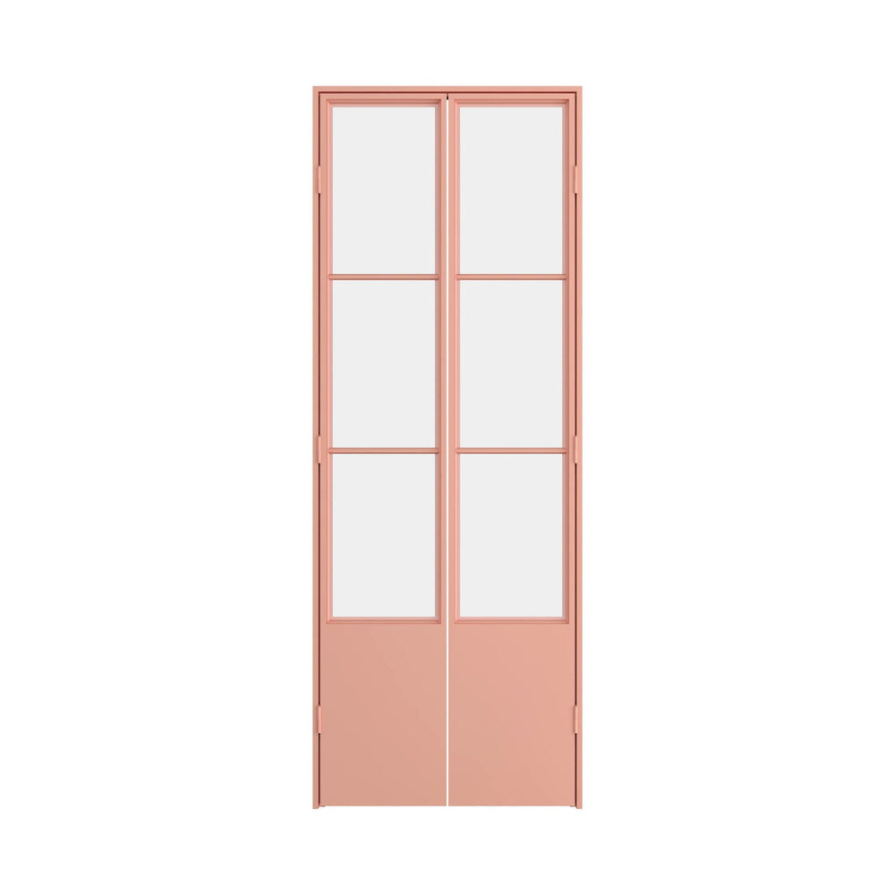 Air Pantry with Kickplate - Double Flat in Sunset Pink
