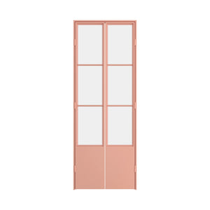 Air Pantry with Kickplate - Double Flat in Sunset Pink