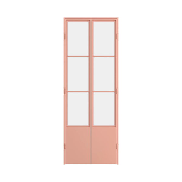 Air Pantry with Kickplate - Double Flat in Sunset Pink