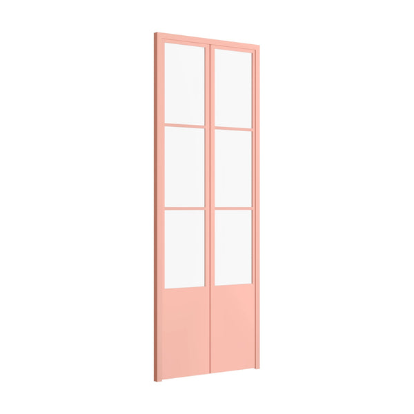 Air Pantry with Kickplate - Double Flat in Sunset Pink