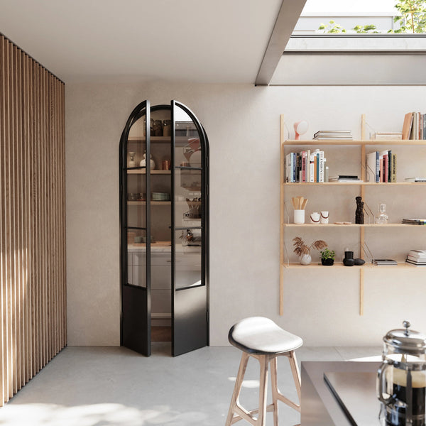 Air Pantry with Kickplate - Double Full Arch in Angeles Green