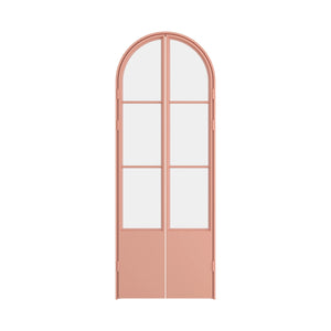 Air Pantry with Kickplate - Double Full Arch in Sunset Pink