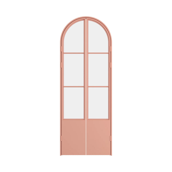 Air Pantry with Kickplate - Double Full Arch in Sunset Pink