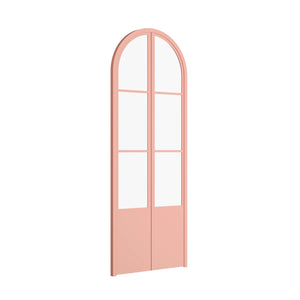 Air Pantry with Kickplate - Double Full Arch in Sunset Pink