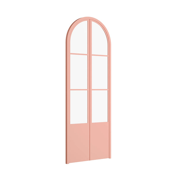 Air Pantry with Kickplate - Double Full Arch in Sunset Pink
