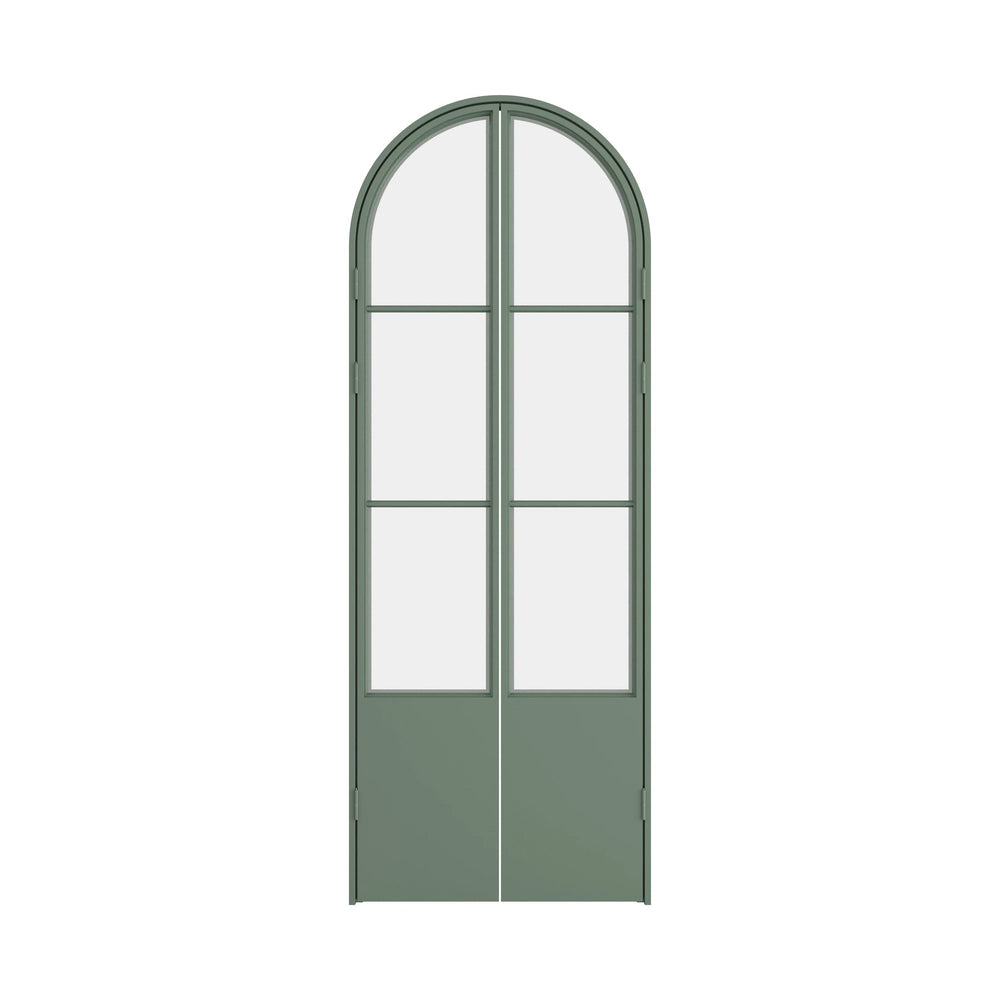Air Pantry with Kickplate - Double Full Arch in Angeles Green