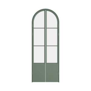 Air Pantry with Kickplate - Double Full Arch in Angeles Green