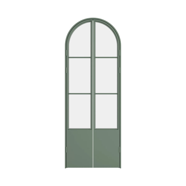 Air Pantry with Kickplate - Double Full Arch in Angeles Green