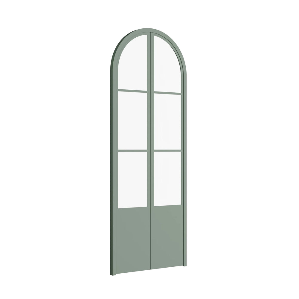 Air Pantry with Kickplate - Double Full Arch in Angeles Green