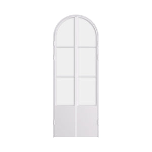 Air Pantry with Kickplate - Double Full Arch in White